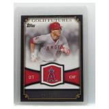 Mike Trout 2012 Topps Gold Futures