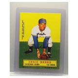 Ernie Banks promo reprint 1964 Topps Stand-Up