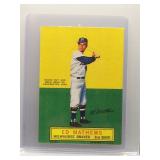 Ed Mathews promo reprint 1964 Topps Stand-Up