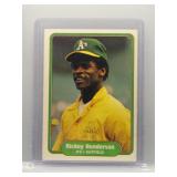Rickey Henderson 1982 Fleer