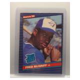 Fred McGriff 1986 Donruss Rookie