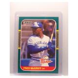 Fred McGriff 1987 Donruss The Rookies