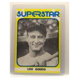 Lou Gehrig 1980 TCMA Superstars