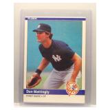 Don Mattingly 1984 Fleer Rookie