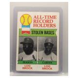 Lou Brock and Lou Brock 1979 Topps Record-Holders