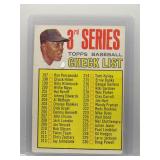 Willie Mays 1967 Topps Checklist