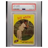 Bill White 1959 Topps Rookie PSA 3
