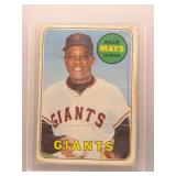 Willie Mays 1969 Topps *crease