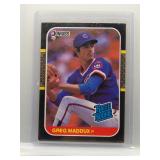 Greg Maddux 1987 Donruss Rookie