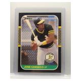 Jose Canseco 1987 Donruss