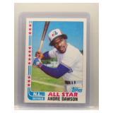 Andre Dawson 1982 Topps All-Star