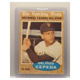 Orlando Cepeda 1962 Topps All-Star