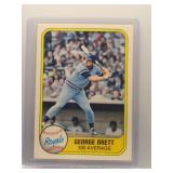 George Brett 1981 Fleer .390