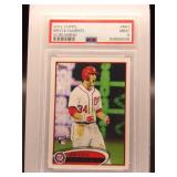 Bryce Harper 2012 Topps Rookie PSA 9 - screaming
