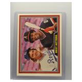George Brett and Rod Carew 1981 Donruss
