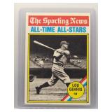 Lou Gehrig 1976 Topps All-Stars