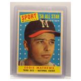 Eddie Mathews 1958 Topps All-Star