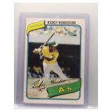 Rickey Henderson 1980 Topps Rookie