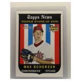 Max Scherzer 2008 Topps Heritage Rookie