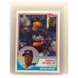 Ronald Acuna, Jr. 2018 Topps Rookie 1983 style