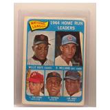 Willie Mays, Williams, Cepeda 1965 Topps Leaders