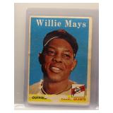 Willie Mays 1958 Topps *paper loss