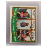 Hank Aaron, Stargell 1972 Topps HR Leaders