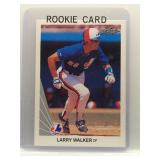 Larry Walker 1990 Leaf Rookie