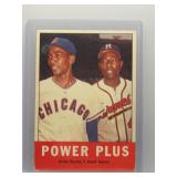 Ernie Banks and Hank Aaron 1963 Topps Power Plus