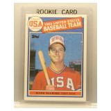 Mark McGwire 1985 Topps Rookie