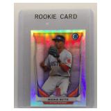 Mookie Betts 2014 Bowman Chrome Refractor Mini