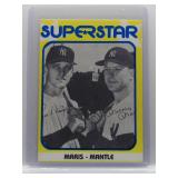 Mickey Mantle and Roger Maris 1980 TCMA Superstars