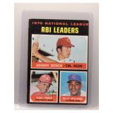 Johnny Bench, Perez, Williams 1971 Topps Leaders