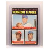 Tom Seaver, Gibson, Jenkins 1971 Topps Leaders