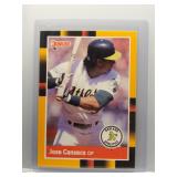 Jose Canseco 1988 Donruss Best