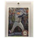 Freddie Freeman 2011 Topps Chrome Rookie