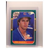 Greg Maddux 1987 Donruss The Rookies