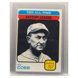 Ty Cobb 1973 Topps All-Time Leaders