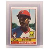 Jim Rice 1976 Topps Rookie Cup
