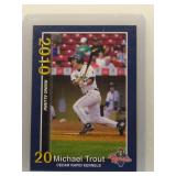 Mike Trout 2010 Cedar Rapids Kernels Rising Alumni