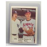 Catfish Hunter and Nolan Ryan 1975 SSPC