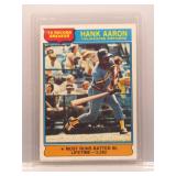 Hank Aaron 1976 Topps Record-Breaker #1
