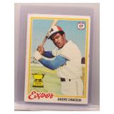 Andre Dawson 1978 Topps Rookie Cup