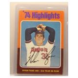 Nolan Ryan 1975 Topps Highlights