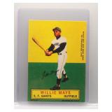 Willie Mays promo reprint 1964 Topps Stand-Up