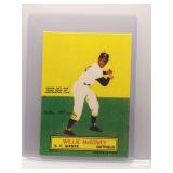 Willie McCovey promo reprint 1964 Topps Stand-Up
