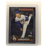 Yoshi Yamamoto 2024 Topps Chrome Rookie