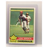 Lou Brock 1976 Topps All-Star