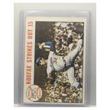 Sandy Koufax Strikes Out 15 1964 Topps
