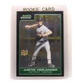 Justin Verlander 2006 Bowman Chrome Rookie
